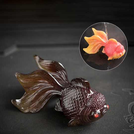 Lucky Goldfish Color-Changing Tea Pet