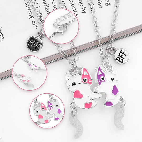 Cute Kitty BFF Necklace