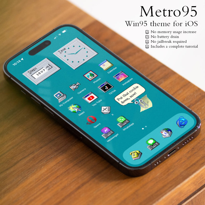 Metro95 iPhone Theme Version 1.0