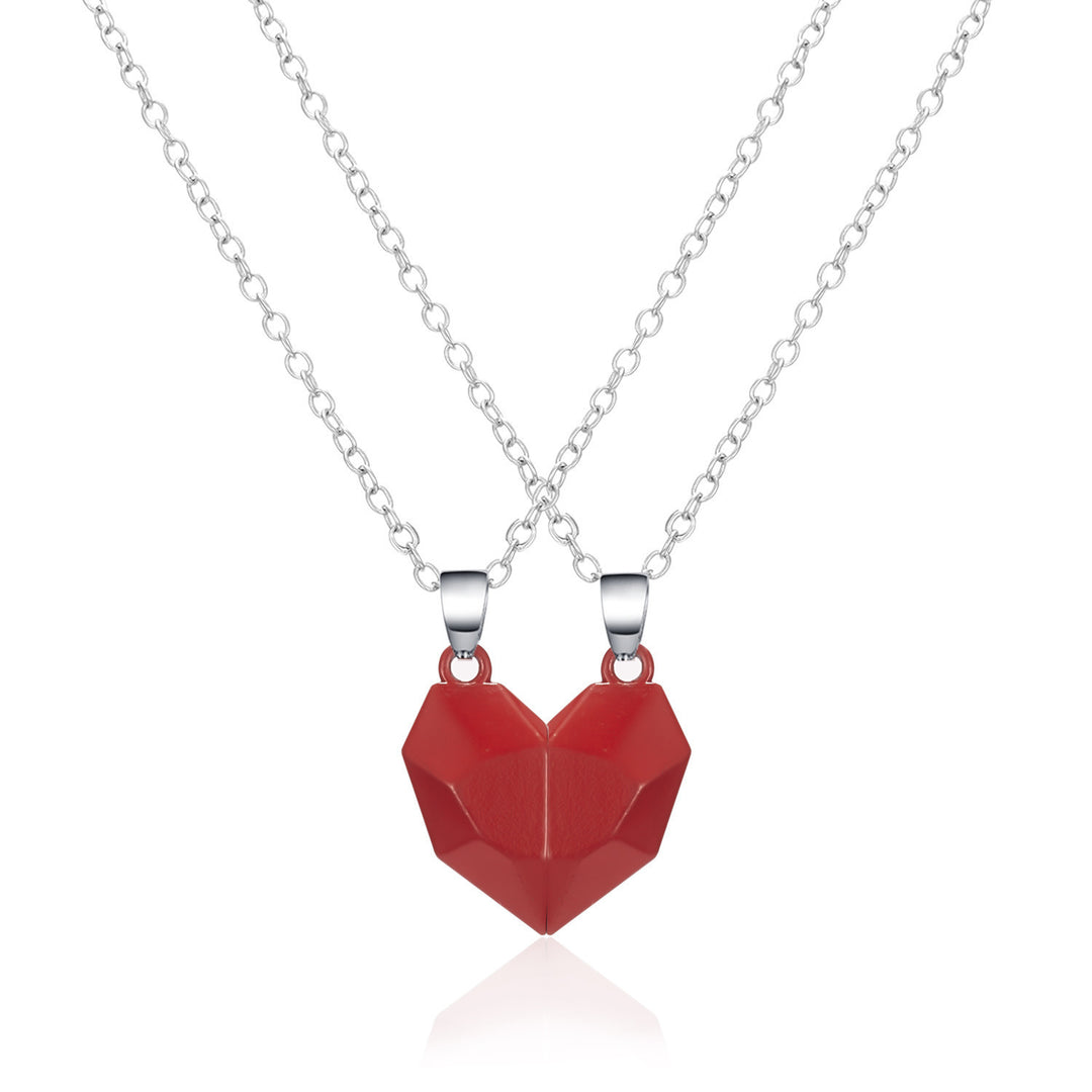 Tri-Dimensional Heart Necklace