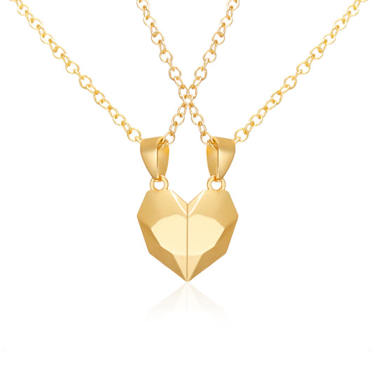 Tri-Dimensional Heart Necklace