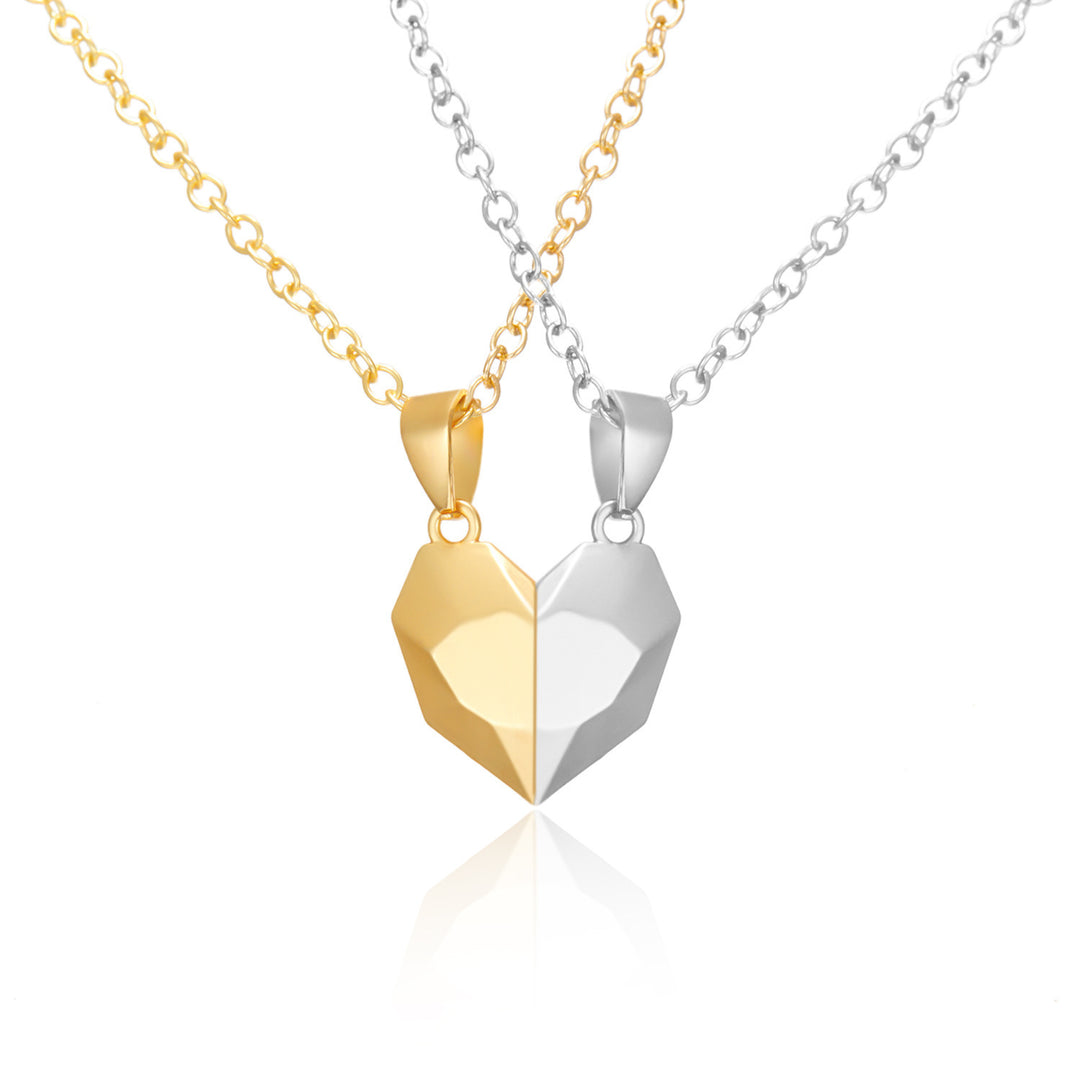 Tri-Dimensional Heart Necklace