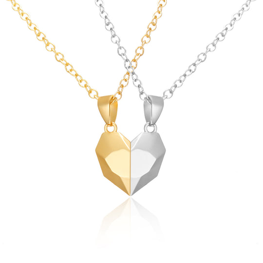 Tri-Dimensional Heart Necklace