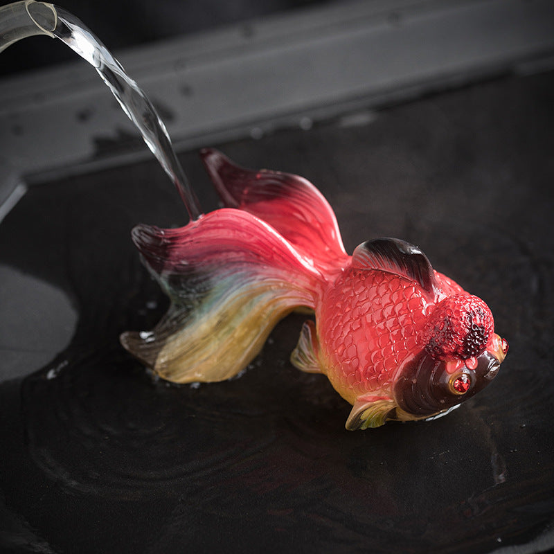 Lucky Goldfish Color-Changing Tea Pet