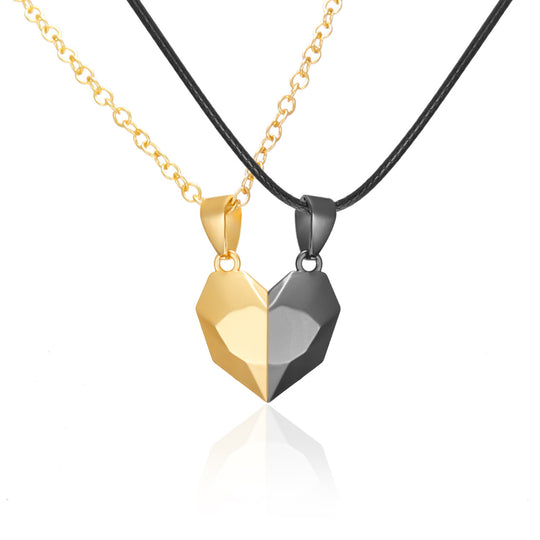 Tri-Dimensional Heart Necklace