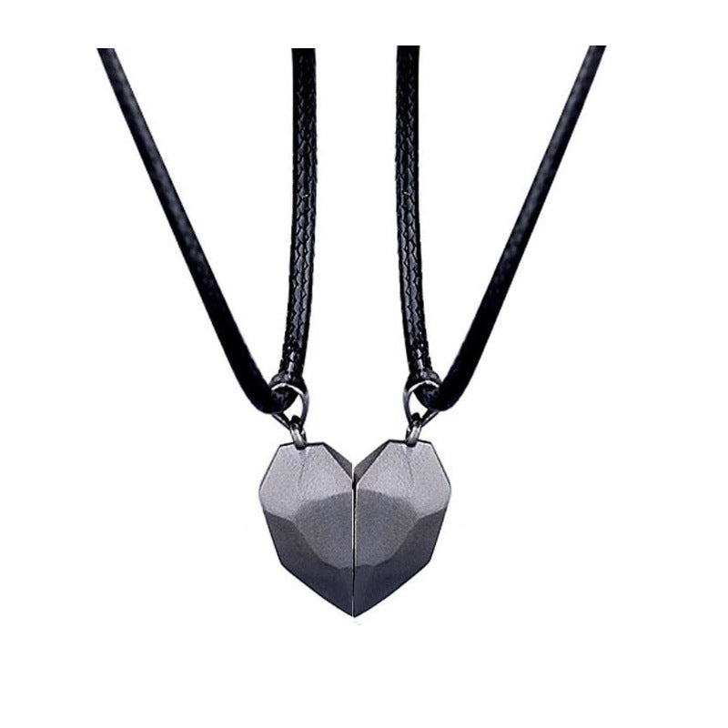 Tri-Dimensional Heart Necklace