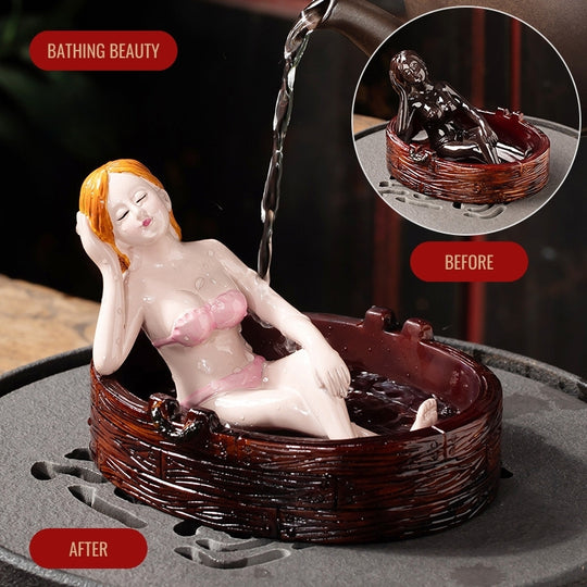 Bathing Beauty Color-Changing Tea Pet