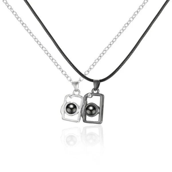 100 Love Languages Camera Necklace